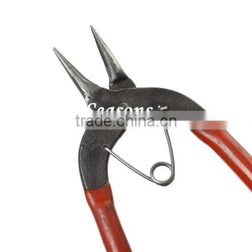 Red Needle Nose Pliers Jewelry Making Hand Tools For Link Connectors