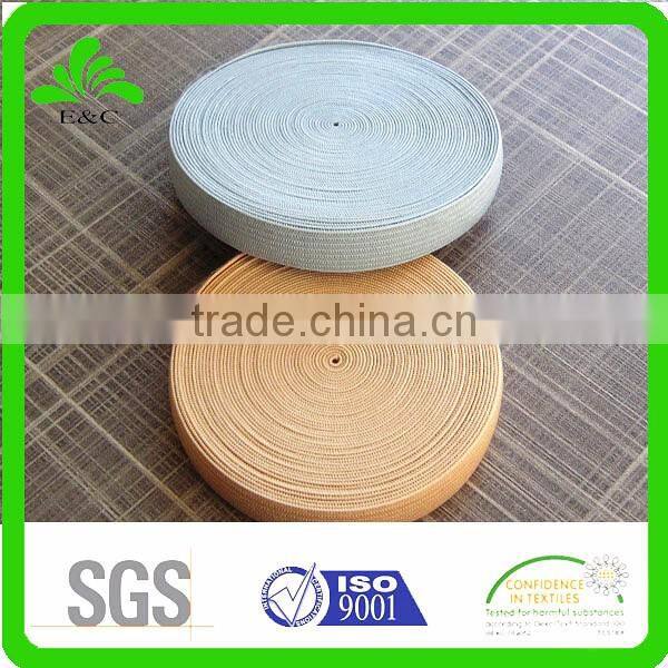Colored knitted elastic bands for garment