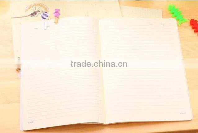 2015 new style paper notebook /schoool diary notebook customization