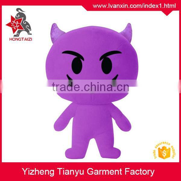 custom high quality cute soft plush emoji pillows doll toy