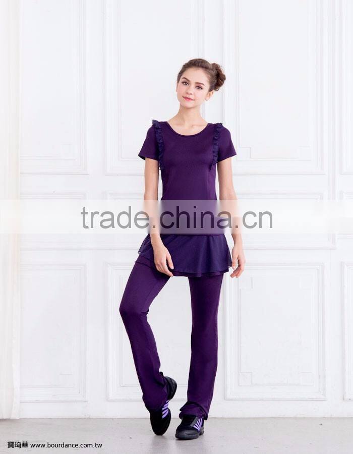 New design coolmax double mesh layers dance yoga pants