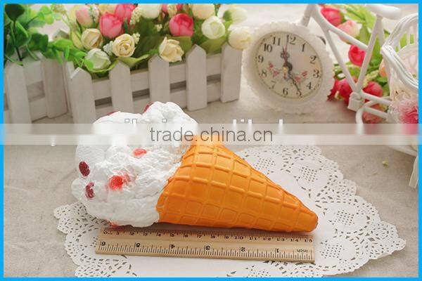 Hot selling big ice cream kawaii toys squishy slow rising