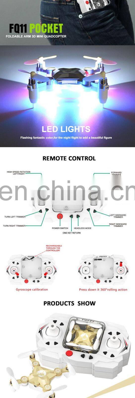 FQ777-11W 480P Pixel Mini Drone with Camera