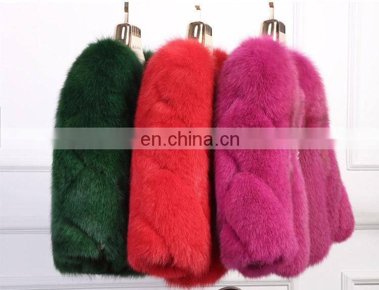 2016 New Factory Price High-Quality Cheap Fox Fur Coat Real Fur Winter Coat