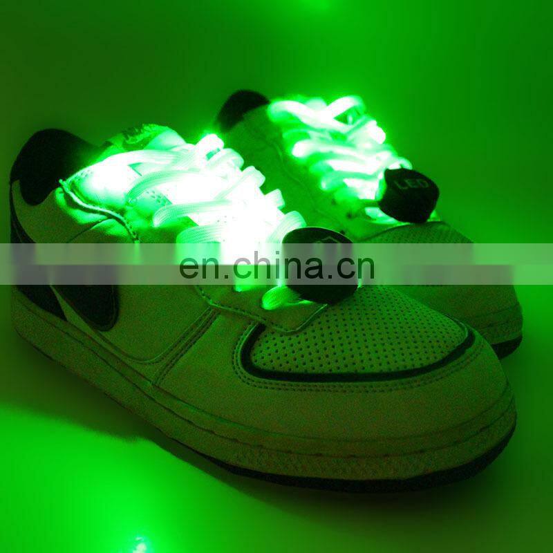 NEW arrival rechargable led shoelace electric shoelaces nylon led shoelace