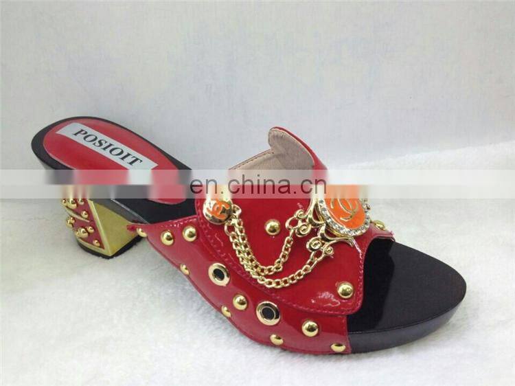 brand shoes and sandals(MD089) wholesale women slippers