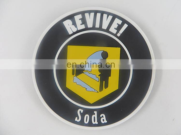 home decoration customed printed small cheap sale magnet soft PVC coaster