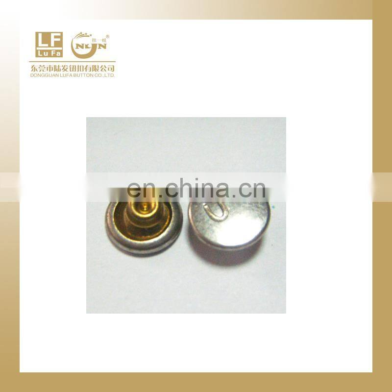 14L hollowed silver rivet