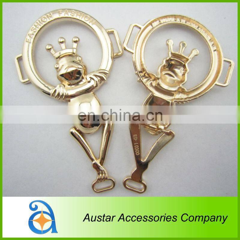 Wholesale metal rhinestone shoe flower shoe accessories