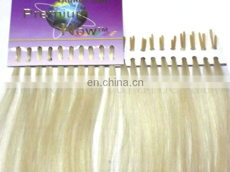 Pre-blond human hair for micro braids