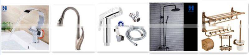 Black Telephone handheld rainfall mixer shower set