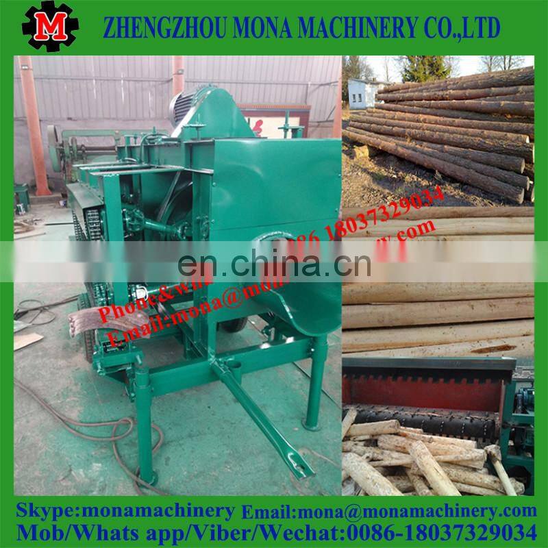 Wood bark peeling machine/ wood debaker / wood log peeler
