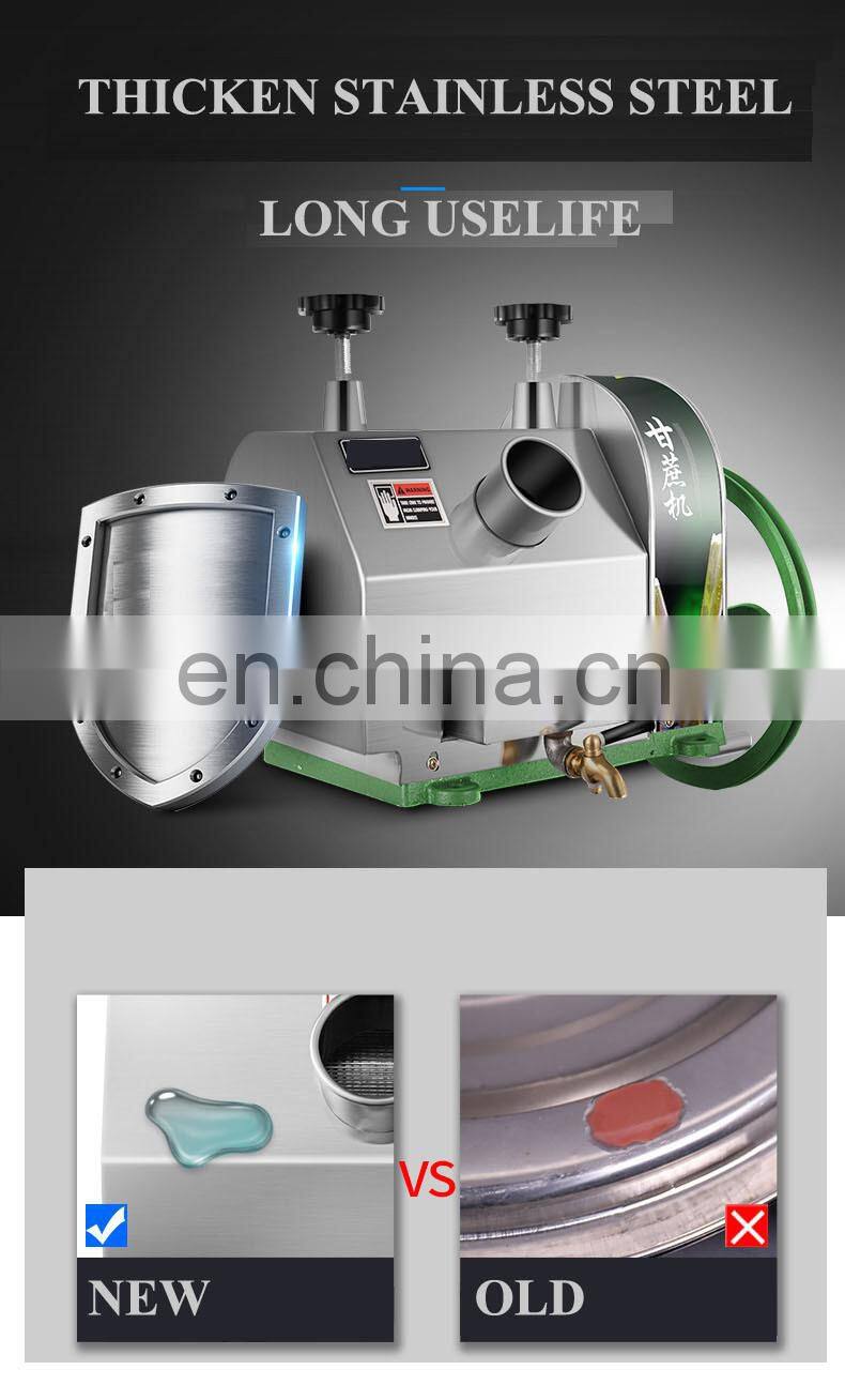 Small Commercial Manual Table Surgance juice machine Sugar-cane juice extractor machine on sale