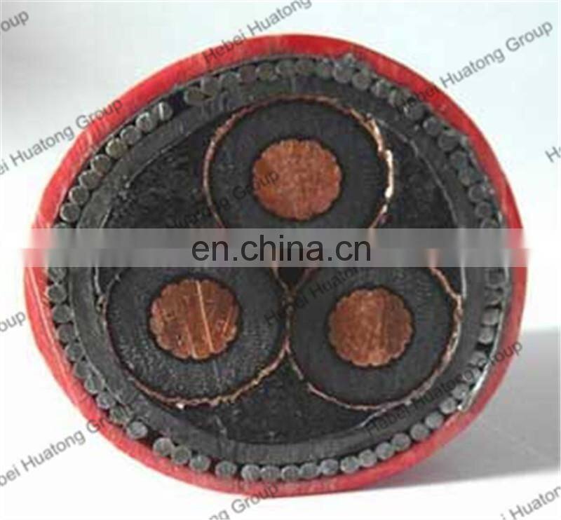 6.6kv copper /aluminum xlpe cable 185mm