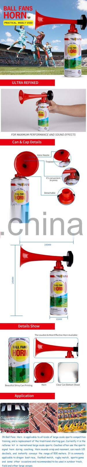 Hand-held Loud Air Horn For Cheering, Popular Aerosol Air Horn For Highlighting Every Goal Moment, Modern Party Air Horn