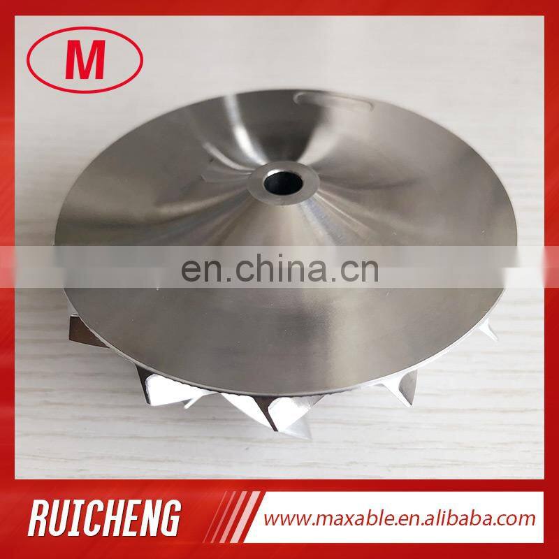 GT3788VA 725326-0002 63.40/88.25mm 7+7 blades high performance Turbo Billet/aluminum 2618 compressor wheel for Chevy 6.6L