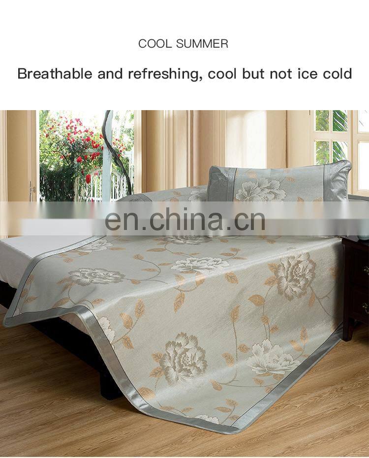RAWHOUSE sleeping mat cool ice silk mattress summer bed sleep Rattan mat