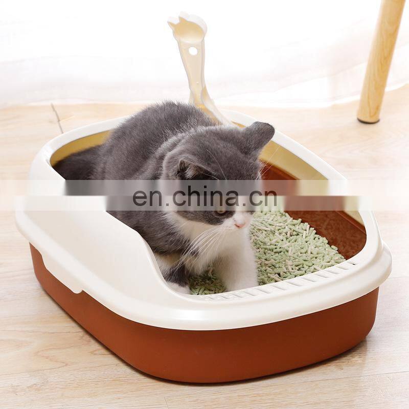 Wholesale Plastic Close Large Cat Litter Box Toilet