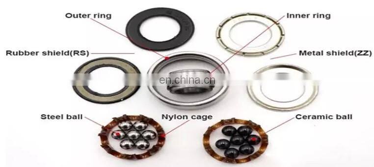 Hybrid ceramic bearing 608 R188 yoyo bearing  fidget spinner deep groove ball bearing