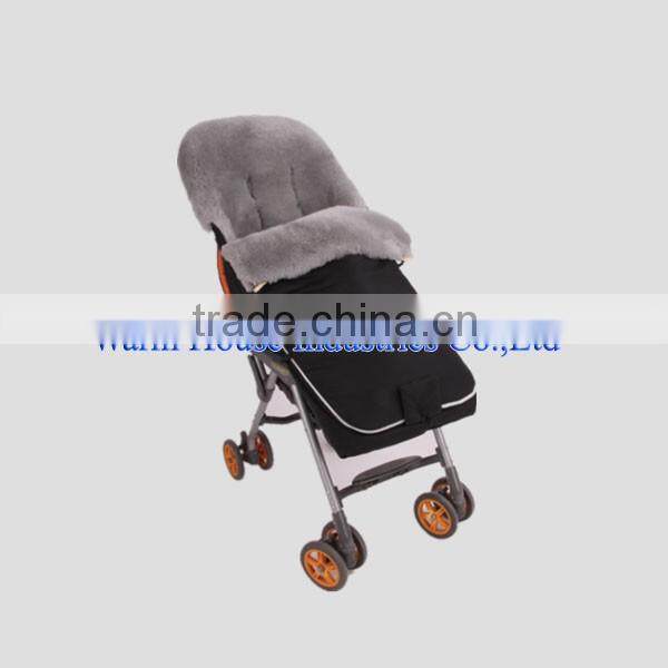 100% Australia Sheepskin Healthy Infant Sleeping Bag Eco-Friendly Baby Footmuff
