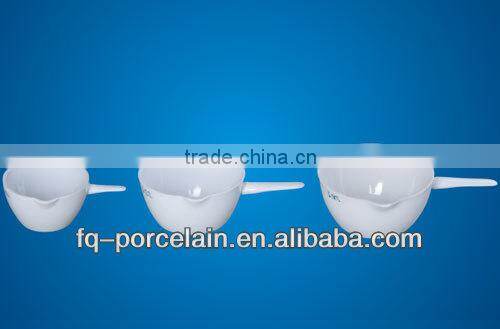 inexpensive Hemisphere evaporating basins,porcelain basins,Round Bottom with spout,Glazed