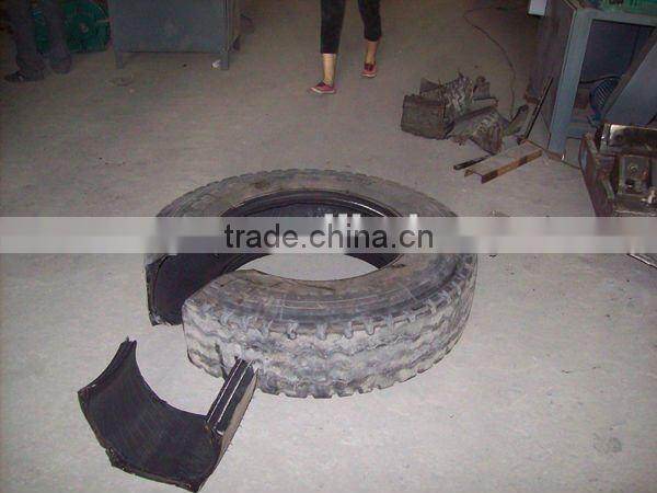 Hot! hydraulic scrap tyres cutting machine for pyrolysis