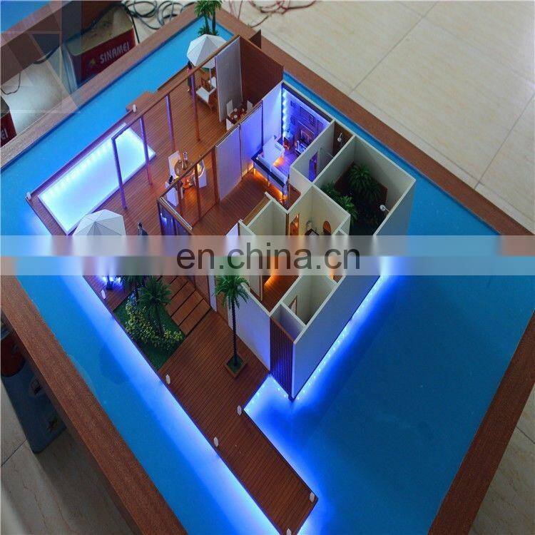 Design prefabricated ABS structure space frame football stadium ho scale model