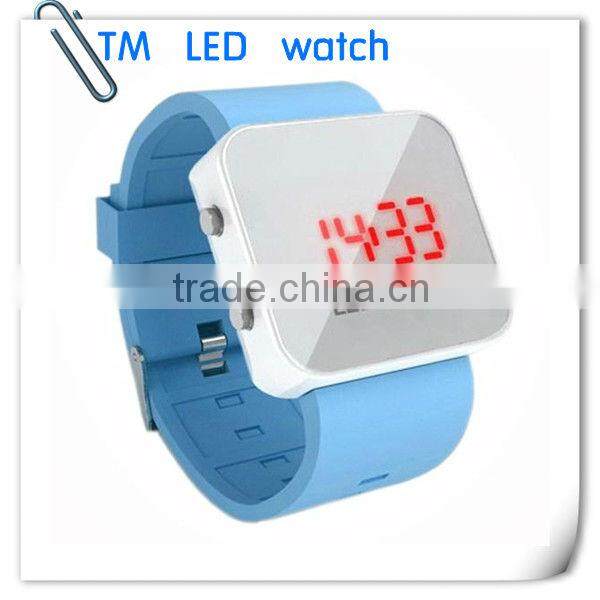 2013 NEW Design fashion sports Led Silicone Watch bright color(TM-1334)