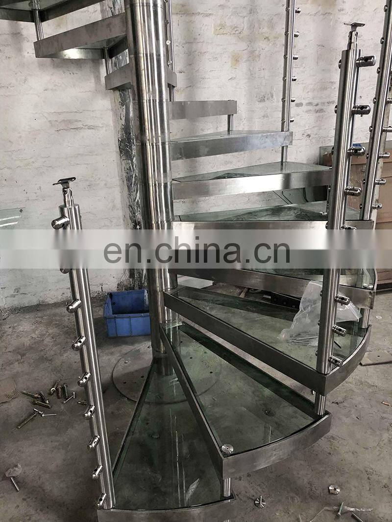 galvanized spiral carbon stainless steel stairs grill design with good price