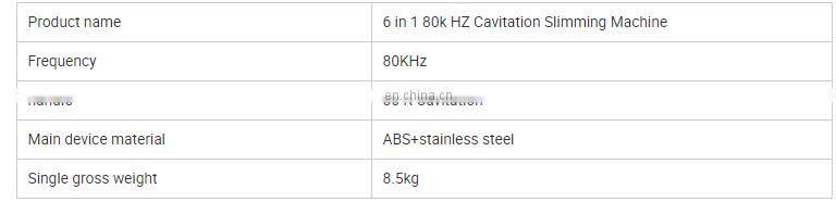 vacuum cavitation system except cryolipolysis slimming machine CAVITATION VACUUM LASTER MULTIPOLE RF Ems