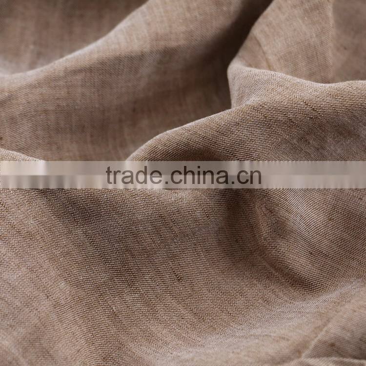 chambray linen fabric twill,fashion linen fabric for ladies top & dress,linen rayon fabric