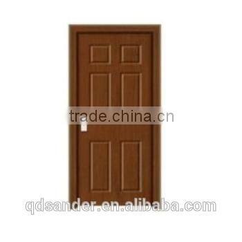 PVC doors with pine wood MDF laminated
