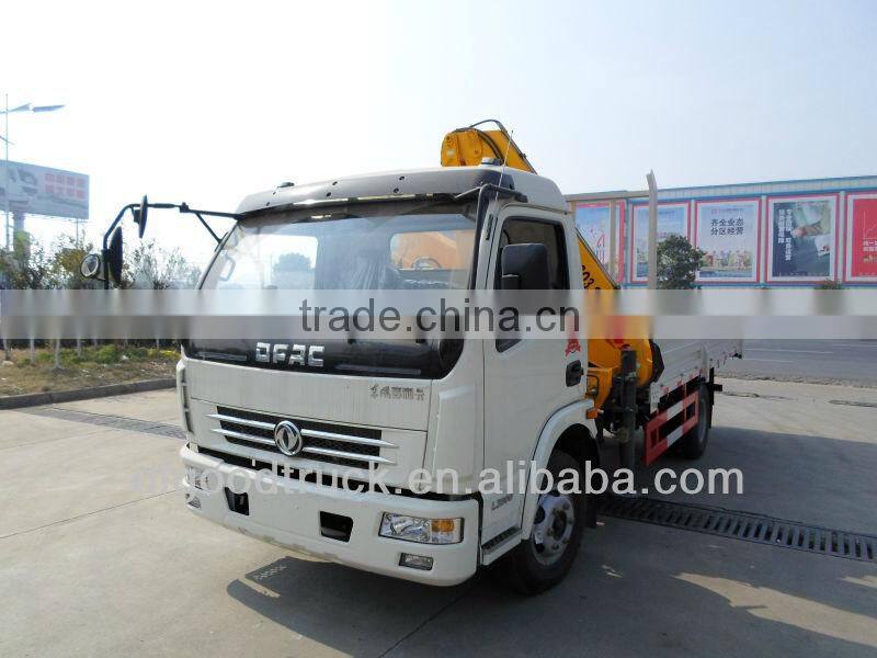 Dongfeng truck mounted crane 3.2Tons for sale