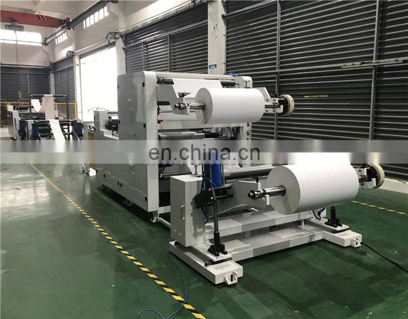 UTHQ1100K Automatic Dutch oven fryer parchment oil wax paper cross cutting sheeting machine