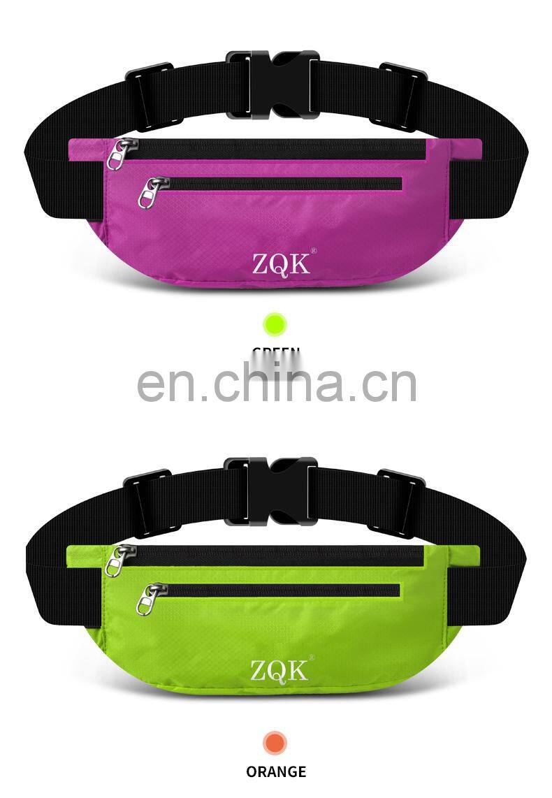 Sports waist bag men and women running mobile phone bag multifunctional waterproof fitness equipment small belt bag 2021 new fas