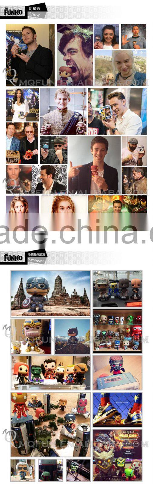 Mini Qute Funko Pop Marvel Avenger super hero Batman The Joker action figures collection cartoon models educational toy NO.FP 36