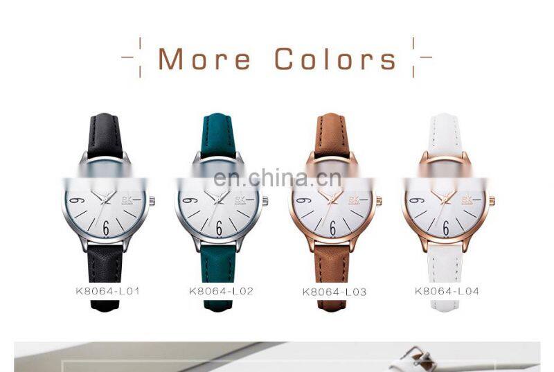 SHENGKE New Fashion Simple Style Temperature Noble Blue Women Watch Men Women Quartz Wristwatches Dropshipping