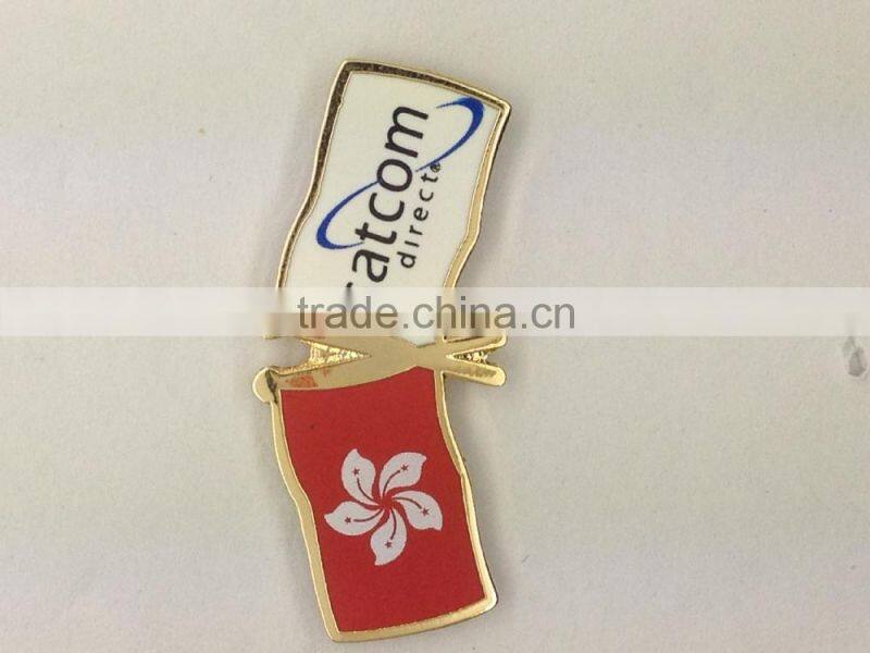 custom logo soft enamel lapel pins/custom flag lapel pins