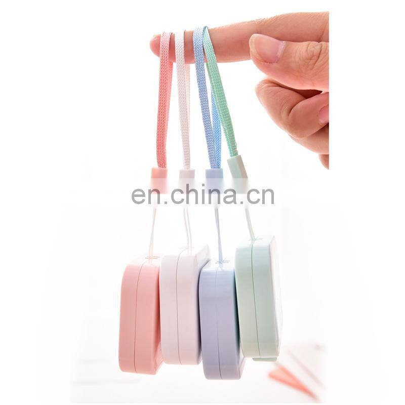 Custom logo Portable Tape Measure Retractable Ruler Children Height Ruler Centimeter Inch Roll Tape Sewing Tools