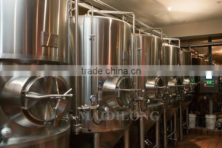 Craft beer mirror polishing stainless beer fermenter tank