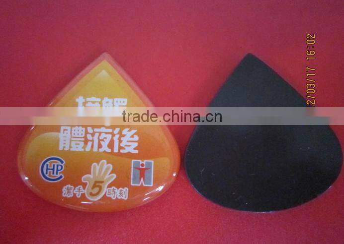 die cut custom shape fridge magnet, soft magnetic board sticker for advertising