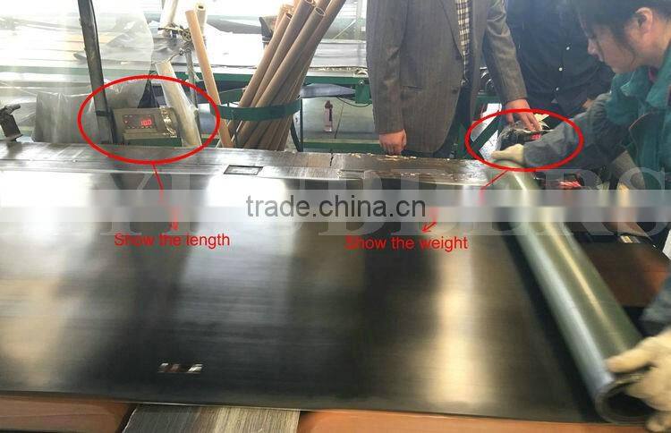 Black wholesale cheap price anti slip rubber mat type wide rib rubber mat