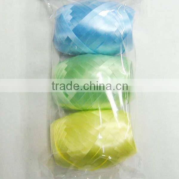 Metallic Poly Ribbon Egg and Bow Set Decoration Bow Set for christmas Holiday Decoration