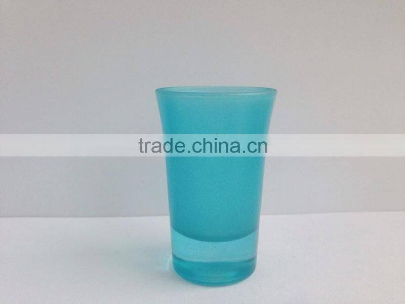 SOUVENIR PEWTER SHOT GLASS,COLOR SPRAYED SHOT GLASS,VODKA SHOT GLASS