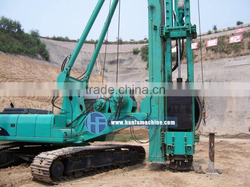 HF-YD7 Earth Drilling Machine Ground Screw Pile Driver