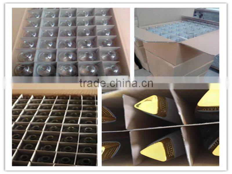 empty glass body cream jar with aluminum cap