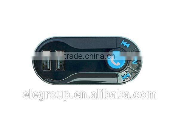 Bluetooth Car FM Transmitter + Dual Port 2.1A Car Charger