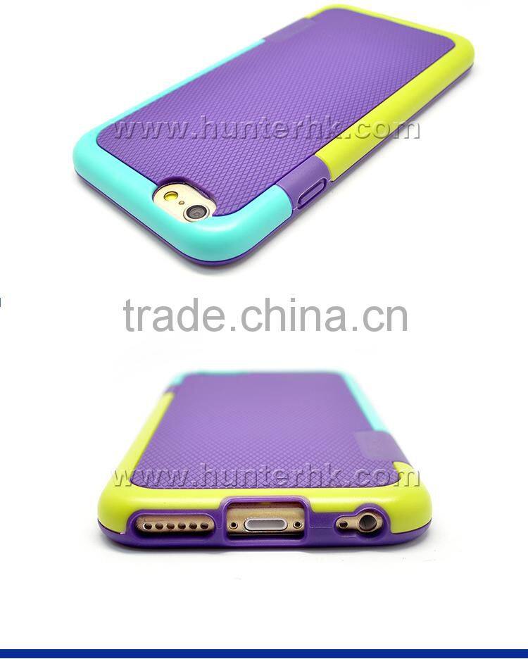 Double Color TPU Frame Jelly Case For 6G 4.7 Inch