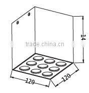 9X1W LED Square surface downlight everlight chips
