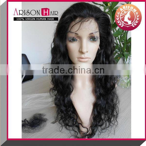 Wholesale 7A Brazilian virgin Human Hair kinky curly u part wigs for black woman